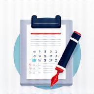 Icône de calendrier et stylo symbolisant la prise de rendez-vous pour une consultation de mode